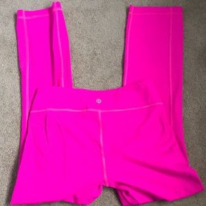 WOMENS LULULEMON CROP RUNNING PANTS